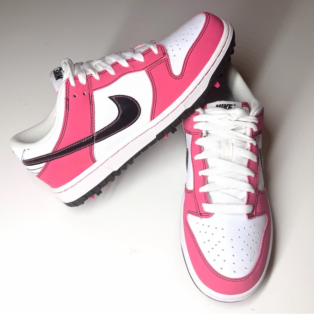 Nike Dunk NG Women’s Golf Shoes White Spark Pink 483907-101 Size- 7.5 - Picture 3 of 9